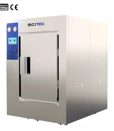 Horizontal Pulse Vacuum Autoclave, Motorised Door