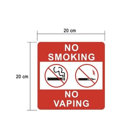 NO VAPING Sign