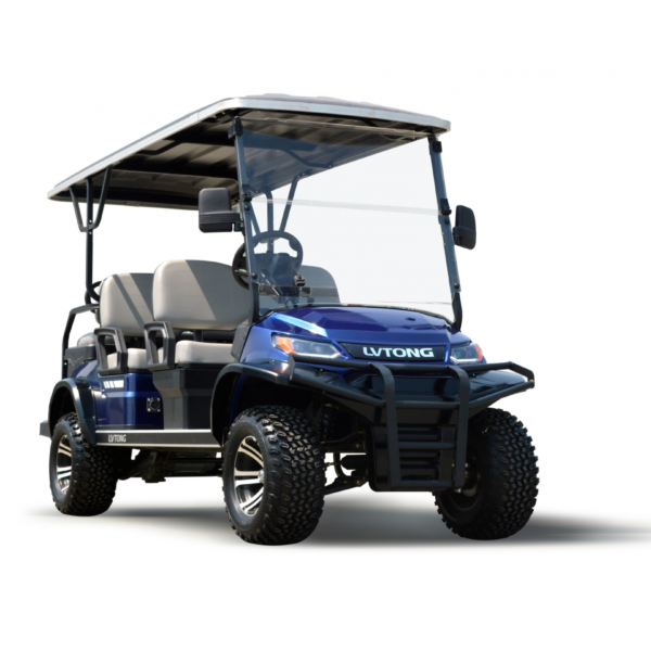 6 Seaters Lifted Golf Cart With LED Light