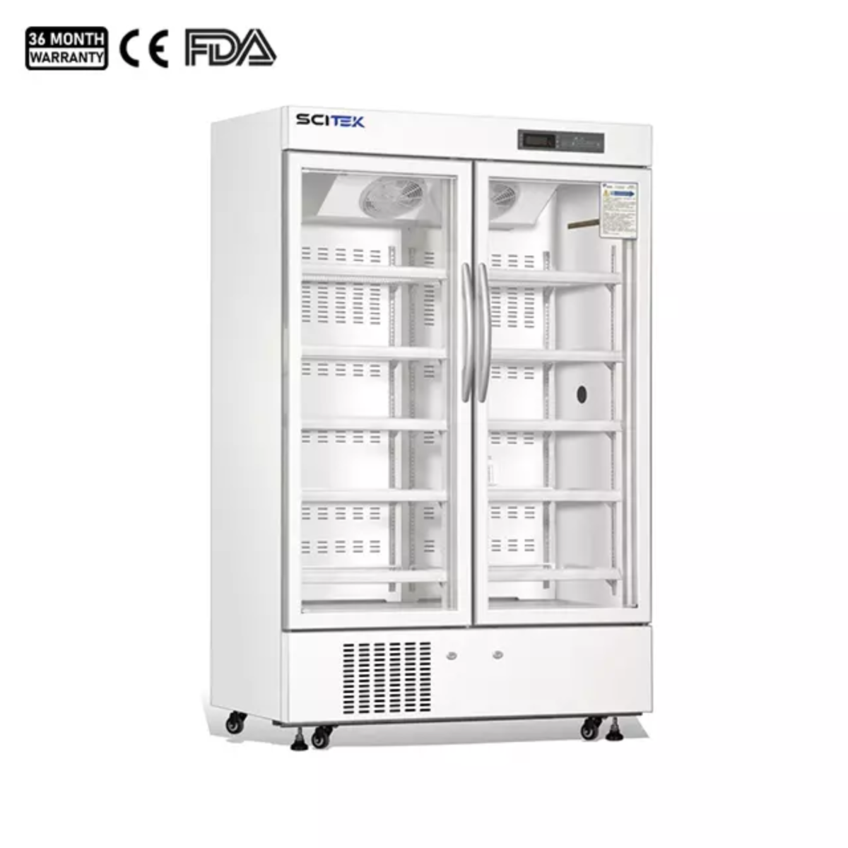 Double Door Laboratory Refrigerator