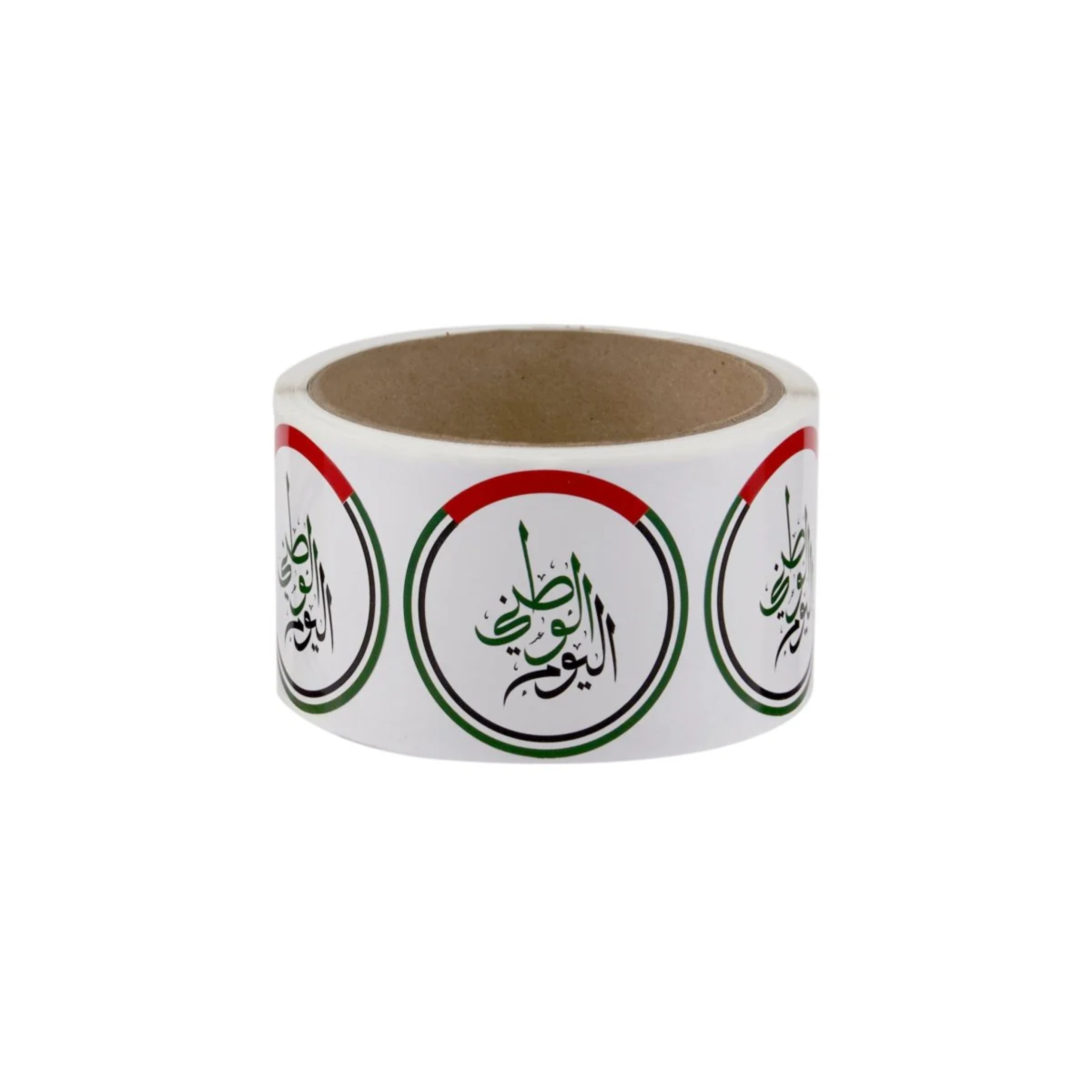 Round UAE National Day Sticker 250 Pieces