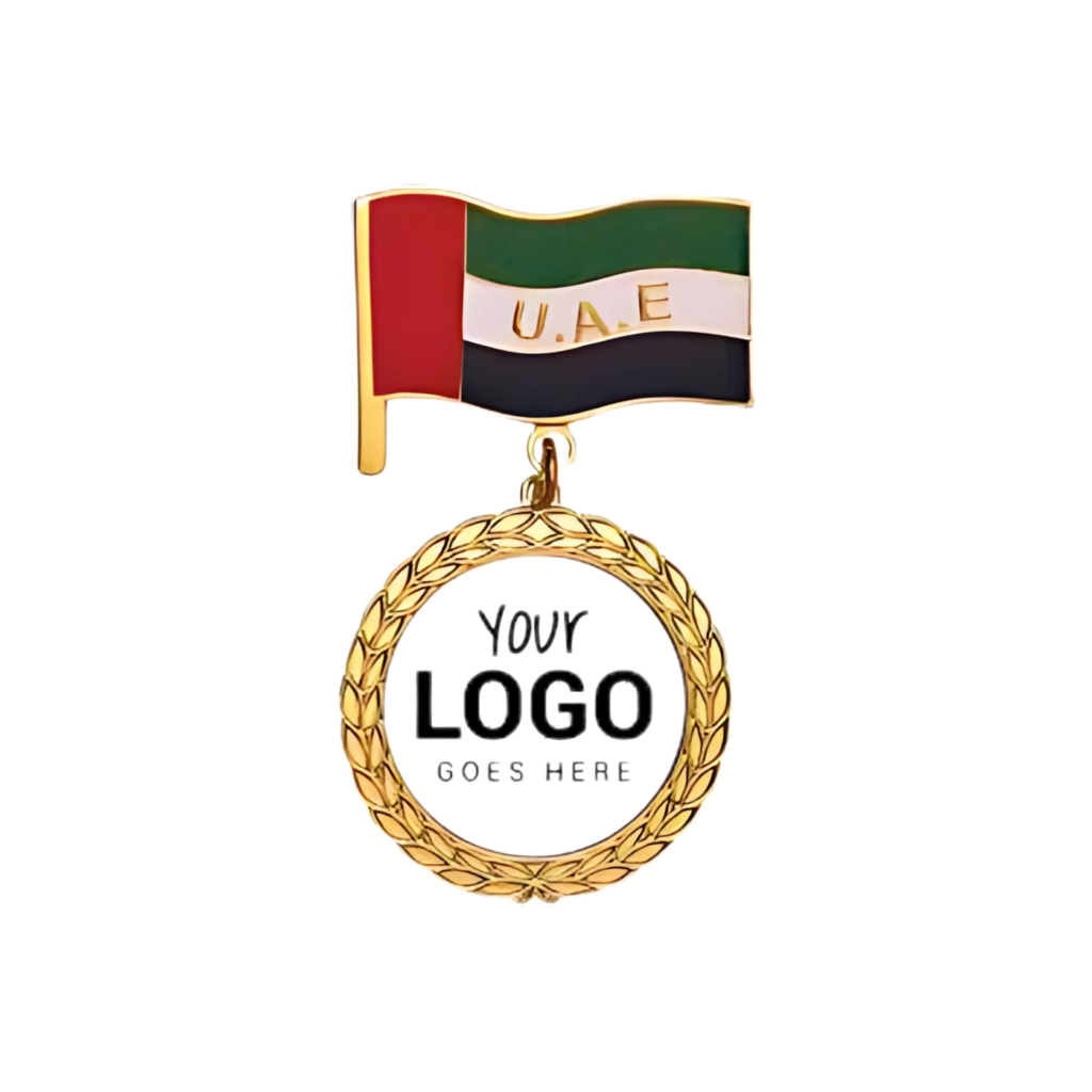 UAE Flag and Medal Badges